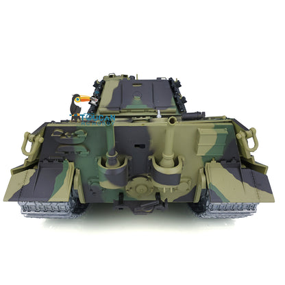 TOUCAN RC HOBBY Heng Long 1/16 7.0 Individueller 3888A King Tiger RTR RC-Panzer Kanonenrückstoß FPV 360-Grad-Turm IR BB Rauch Metall Lauf- Leit- und Treibräder Ketten Getriebe