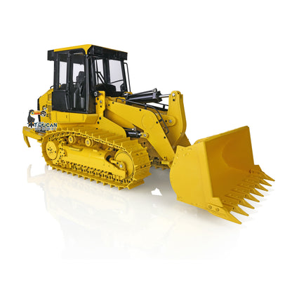 US Stock JDModel 1/14 Metal RC Hydraulic Tracked Loader JDM-188 963D 3CH Valve Pump Construction Car I6S Radio RTR Model Light 201 Sound