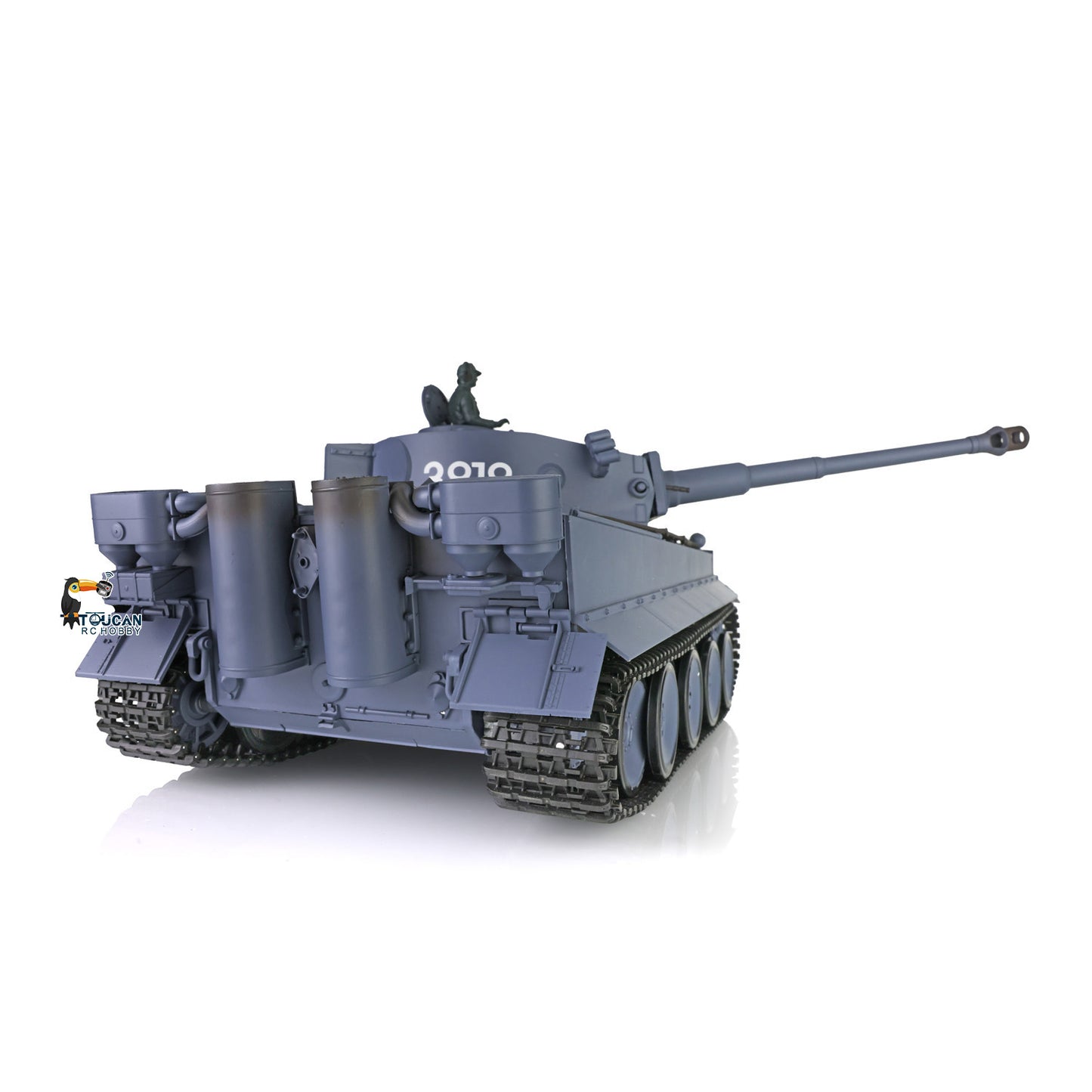 2.4Ghz Henglong 1/16 Plastic German Tiger I Radio Control Tank 3818 7.0 RTR RC Tank BB Shooting Smoking Sound Effect Recoil Barrel