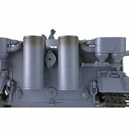 2.4Ghz Henglong 1/16 Plastic German Tiger I Radio Control Tank 3818 7.0 RTR RC Tank BB Shooting Smoking Sound Effect Recoil Barrel