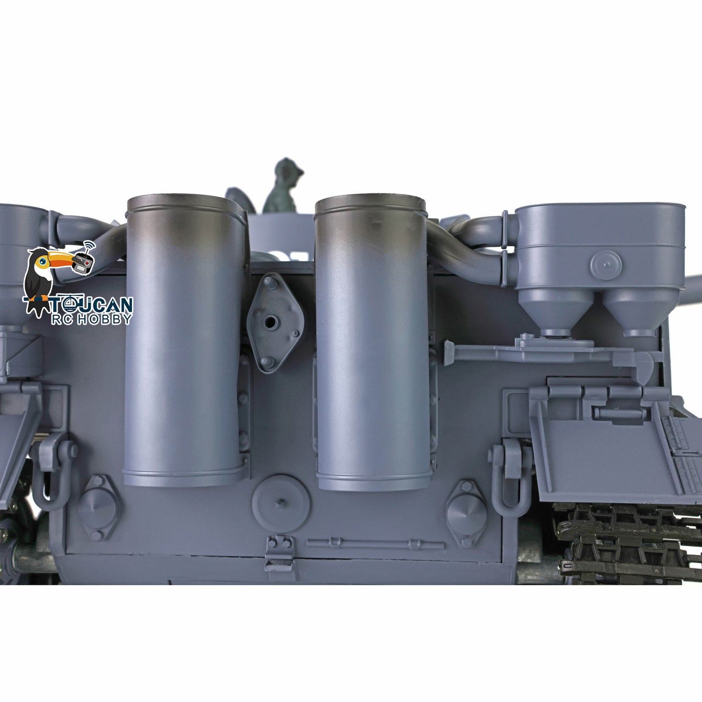 Free Shipping CN Stock Second-hand 2.4Ghz Henglong 1/16 7.0 Plastic German Tiger I RTR RC Tank 3818 W/ 360?? Turret