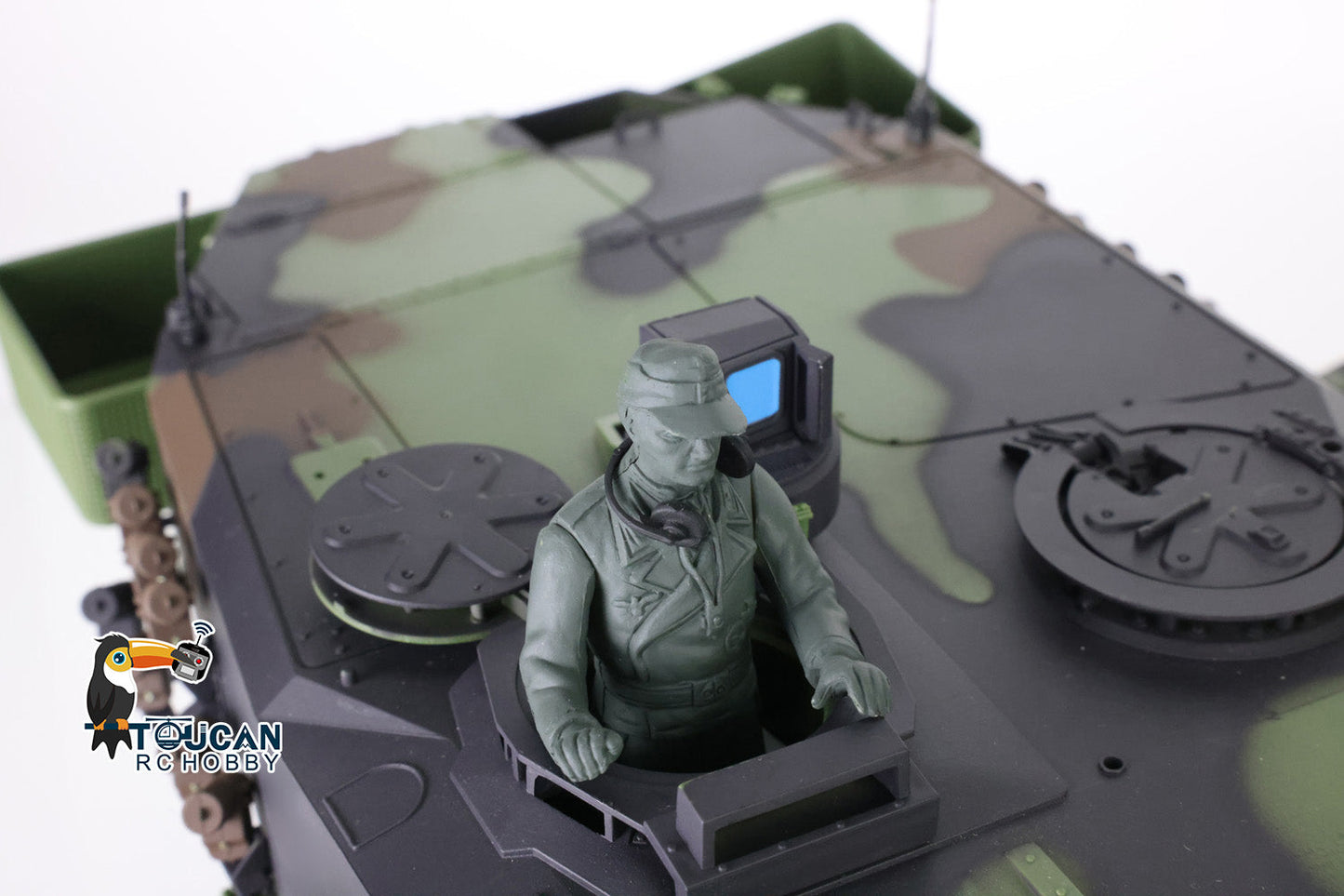 TOUCAN RC HOBBY IN Stock Henglong 1/16 TK7.0 Plastic 3889 Leopard2A6 RTR RC Tank 360 Degrees Turret BB Infrared Combat Smoke Sound Light Metal Barrel