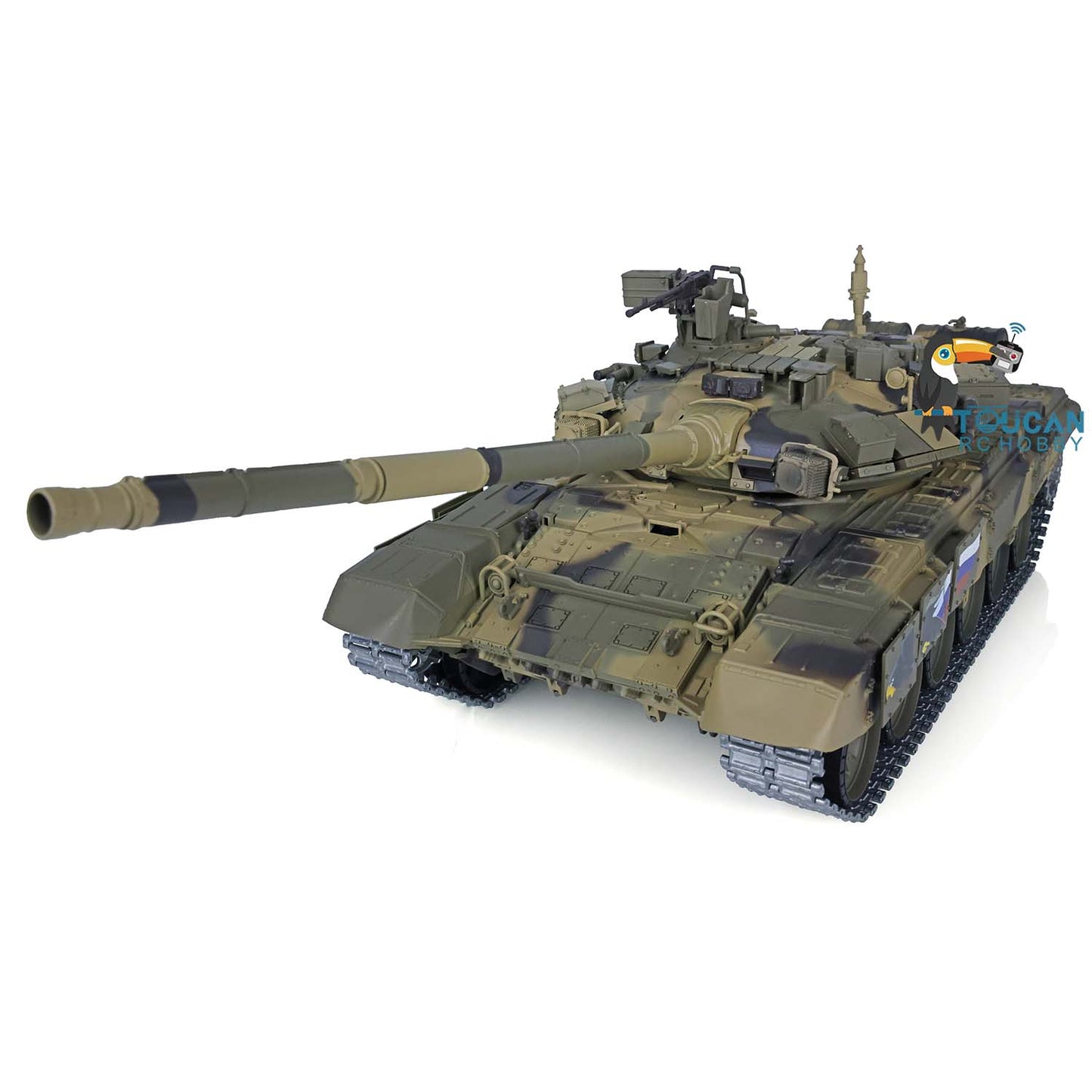 TOUCAN RC HOBBY Henglong 1/16 TK7.0 Promotion Russian T90 3938 RTR RC Tank Model BB IR 360 Degrees Turret Smoke Metal Tracks Gearbox Sprockets Idlers Wheeels