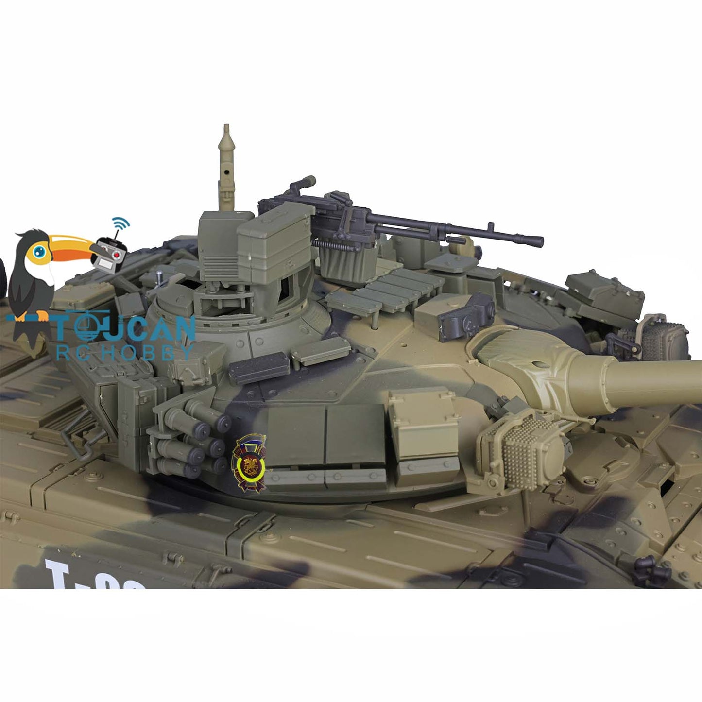 TOUCAN RC HOBBY Henglong 1/16 TK7.0 Promotion Russian T90 3938 RTR RC Tank Model BB IR 360 Degrees Turret Smoke Metal Tracks Gearbox Sprockets Idlers Wheeels