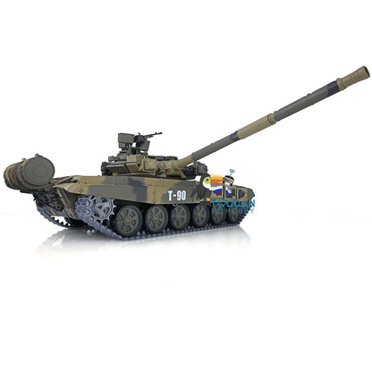 TOUCAN RC HOBBY Henglong 1/16 TK7.0 Promotion Russia T90 RTR RC Tank 3938 with 360 Degrees Turret Red Eyes BB IR Smoke Metal Idlers Sprockets Wheels