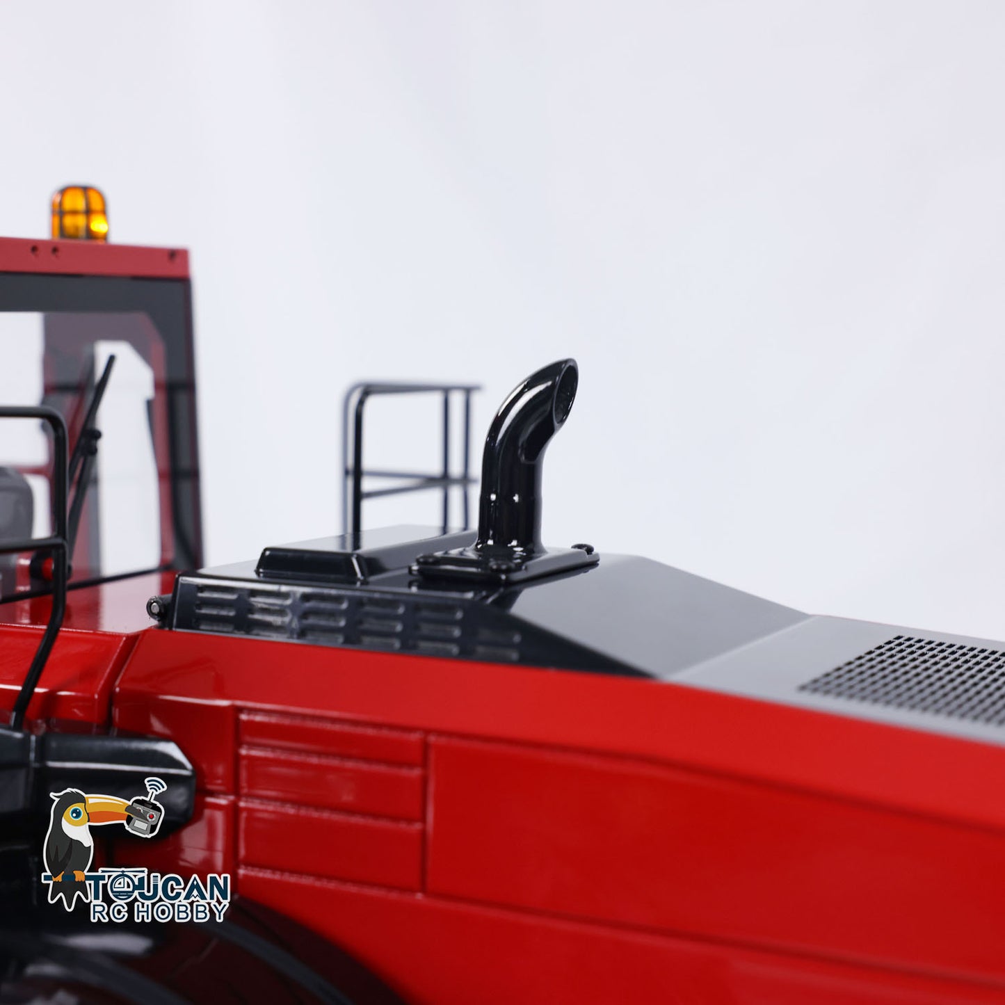TOUCAN RC HOBBY MTModel WA480 Metal 1/14 RC Wheel Loader 5-way Hydraulic Directional Valve ST8 Radio Controller Light Sound System Quick Coupler LCD Screen for Vehicle Enthusiast