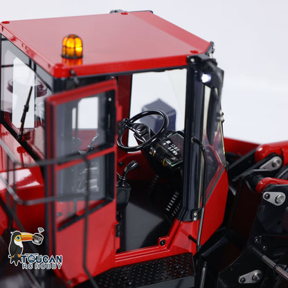 TOUCAN RC HOBBY MTModel WA480 Metal 1/14 RC Wheel Loader 5-way Hydraulic Directional Valve ST8 Radio Controller Light Sound System Quick Coupler LCD Screen for Vehicle Enthusiast
