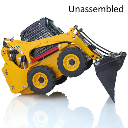 TOUCAN RC HOBBY LESU Aoue-LT5H 1/14 Metal RTR RC Wheeled Skid-Steer Loader A0008 Hydraulic Construction Vehicle Sound Light for Adult
