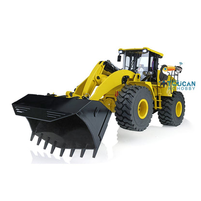 Fast Free Shipping XDRC 1/14 Scale Metal WA470 RC Hydraulic Loader 980L Ready to Run Earth Mover W/ Lights Sound Battery