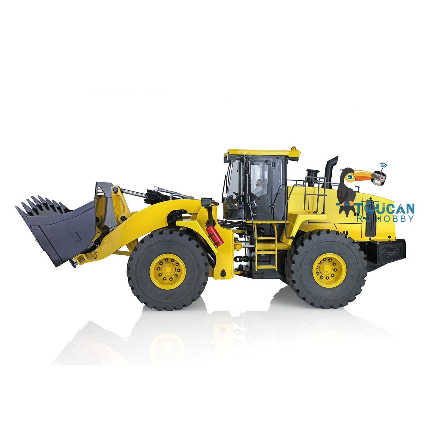 Fast Free Shipping XDRC 1/14 Scale Metal WA470 RC Hydraulic Loader 980L Ready to Run Earth Mover W/ Lights Sound Battery