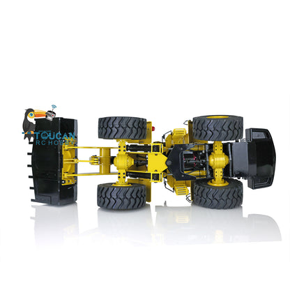 Metal 1/14 Scale WA470 RC Hydraulic Loader 980L Ready to Run XDRC Construction Vehicle Lights Sound Battery
