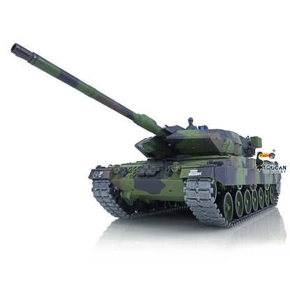 TOUCAN RC HOBBY Henglong 1/16 TK7.0 German King Tiger 3888A German Leopard2A6 3889 RTR RC Tank Barrel Recoil BB IR Smoke Metal Idlers Sprockets Wheels Tracks