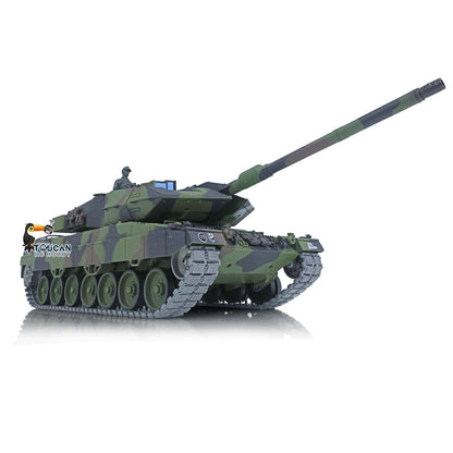 TOUCAN RC HOBBY Henglong 1/16 TK7.0 German King Tiger 3888A German Leopard2A6 3889 RTR RC Tank Barrel Recoil BB IR Smoke Metal Idlers Sprockets Wheels Tracks