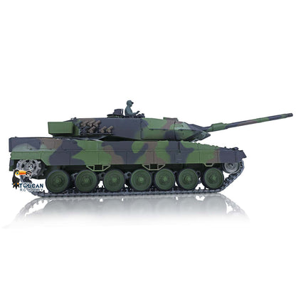 2.4Ghz Remote Controller Henglong 1/16 TK7.0 Edition Metal Leopard2A6 RC Tank 3889 W/ 360Degrees Rotating Turret Battery Charger