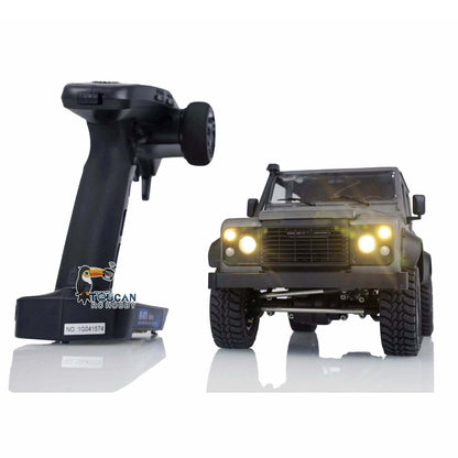 CAPO 1/18 Crawler Car KIT DIY RC Model Metal Chassis Plastic Unassembled Unpainted Cabin Car Shell W/ 2Speed Gearbox Differential