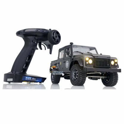 CAPO 1/18 Crawler Car KIT DIY RC Model Metal Chassis Plastic Unassembled Unpainted Cabin Car Shell W/ 2Speed Gearbox Differential