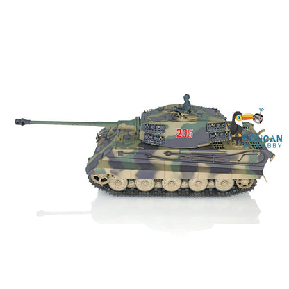 TOUCAN RC HOBBY Henglong 1/16 TK7.0 Plastic 3888A German King Tiger RRT RC Tank with 360 Degrees Turret Sound Light Smoke BB Infrared Combat