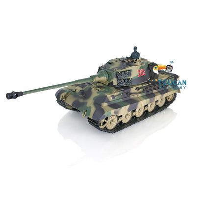 TOUCAN RC HOBBY Henglong 1/16 TK7.0 Plastic 3888A German King Tiger RRT RC Tank with 360 Degrees Turret Sound Light Smoke BB Infrared Combat