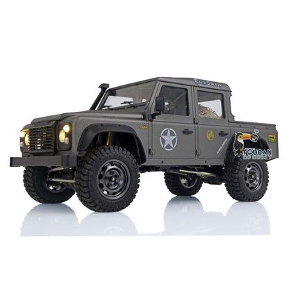 CAPO 1/18 Crawler Car KIT DIY RC Model Metal Chassis Plastic Unassembled Unpainted Cabin Car Shell W/ 2Speed Gearbox Differential