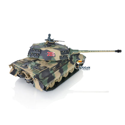 TOUCAN RC HOBBY Henglong 1/16 TK7.0 Plastic German King Tiger Henschel 3888A RTR RC Tank with Barrel Recoil Infrared Combat BB Smoke Unit Sound Light