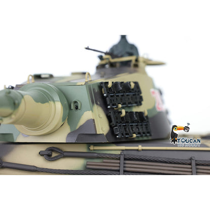 TOUCAN RC HOBBY Henglong 1/16 TK7.0 Plastic German King Tiger Henschel 3888A RTR RC Tank with Barrel Recoil Infrared Combat BB Smoke Unit Sound Light