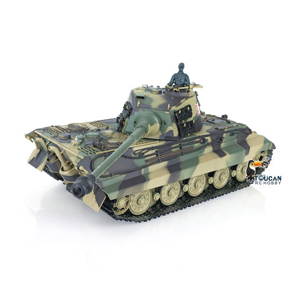 TOUCAN RC HOBBY Henglong 1/16 TK7.0 Plastic German King Tiger Henschel 3888A RTR RC Tank with Barrel Recoil Infrared Combat BB Smoke Unit Sound Light