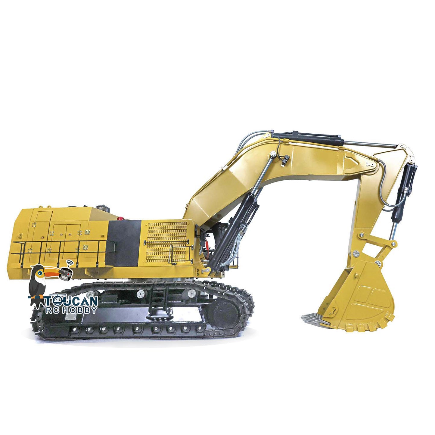 6015B Metal 1/14 Assembled Hydraulic RC Excavator Remote Control Heavy Duty Diggers Model PL18Lite ESC Construction Cars