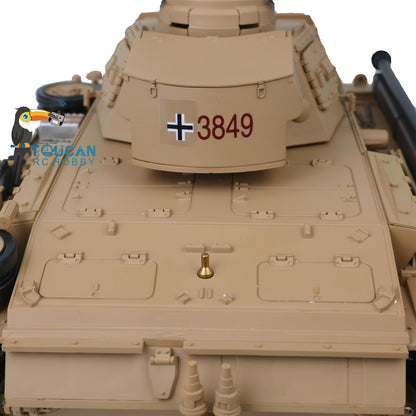 2.4G Henglong 1/16 7.0 Plastic German Panzer III H RTR RC Tank 3849 360?? Turret