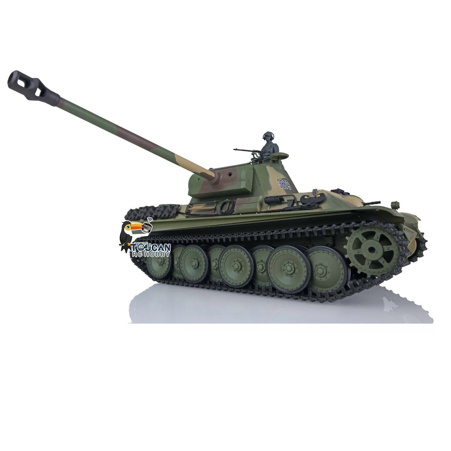 TOUCAN RC HOBBY Henglong 1/16 TK7.0 Plastic Panther G Soviet KV-1 RTR RC Tank 3879/3878 Model BB IR Smoke FPV 360 Degrees Turret Metal Barrel Steel Gearbox
