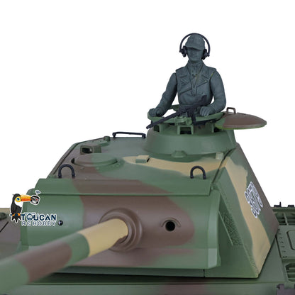 TOUCAN RC HOBBY Heng Long 1/16 Plastic Radio Control Tank 3879 7.0 German Panther G RTR Tank 2.4G w/ Engine Sound Smoking Gearbox on RC Tank