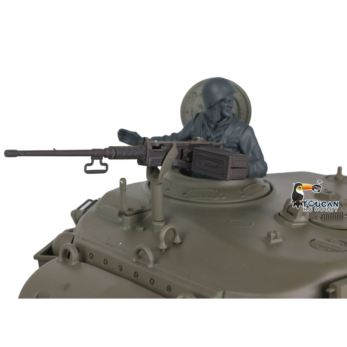 TOUCAN RC HOBBY Henglong 1/16 Plastic TK7.0 3838 M26 RTR RC Tank Steel Gearbox FPV 360 Degrees Turret Infrared System Smoke BB Unit Sounds Lights