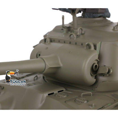 TOUCAN RC HOBBY Henglong 1/16 Plastic TK7.0 3838 M26 RTR RC Tank Steel Gearbox FPV 360 Degrees Turret Infrared System Smoke BB Unit Sounds Lights