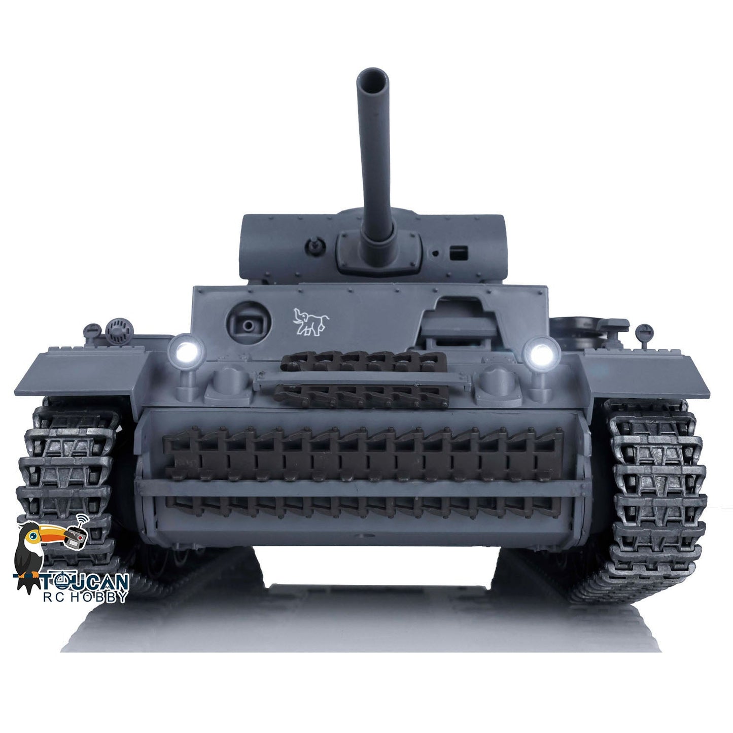 TOUCAN RC HOBBY Henglong 1/16 TK7.0 Promotion German Panzer III L RTR RC Tank 3848 FPV 360 Degrees Turret IR BB Smoke Metal Barrel Idlers Sprockets Wheels Tracks Gearbox