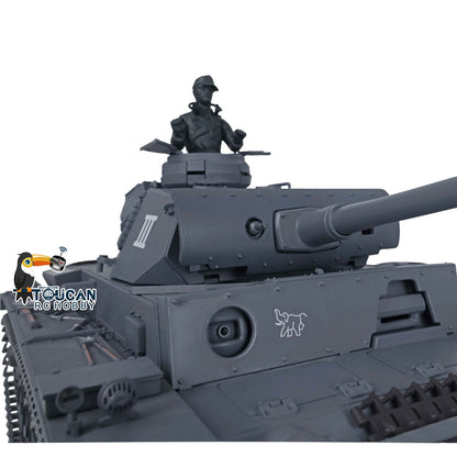 TOUCAN RC HOBBY Henglong 1/16 TK7.0 Promotion German Panzer III L RTR RC Tank 3848 FPV 360 Degrees Turret IR BB Smoke Metal Barrel Idlers Sprockets Wheels Tracks Gearbox