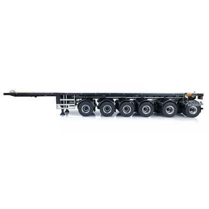 Fury Bear 6 Axles Flat Trailer for 1/14 RC Tractor Truck Radio Controlled DIY Car Hobby Model Assembled & Painted