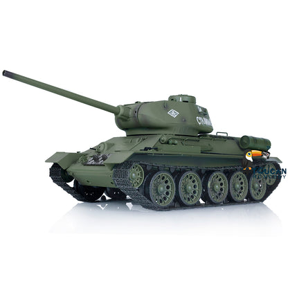 Fast Free Shipping 2.4G Henglong 1/16 Scale 7.0 Plastic Ver Soviet T34-85 RTR RC Tank Model 3909