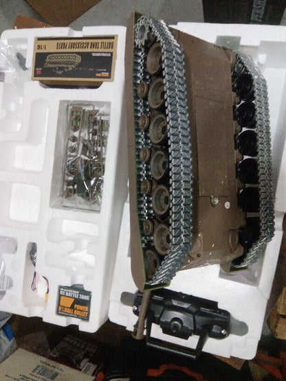 Second Hand US Stock Fast Free Shipping Henglong 1/16 7.0 Upgraded 3838 M26 Pershing RTR RC Tank Metal Drive Idler Wheels Gearbox Tracks