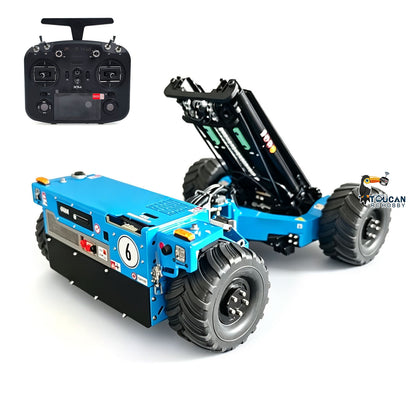 TOUCAN RC HOBBY SFROG BM214 1/14 RTR Metal RC Hydraulic Foldable Forklift 5-Way Valve FrSky X14 Controller Light Sound Storage Box for Model Collectors