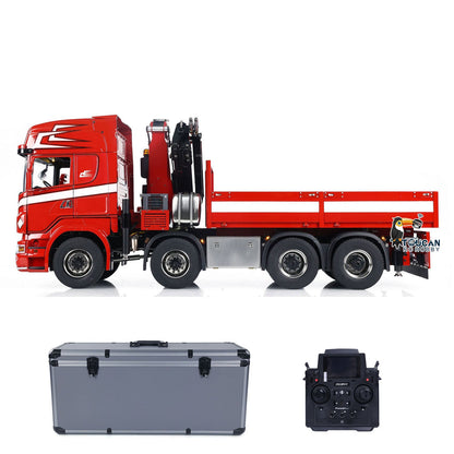 TOUCAN 1/14 8x8 Hydraulic RC Crane Tractor Truck Electric Radio Controlled Car Quick Attached Bucket 3-speed Transmission