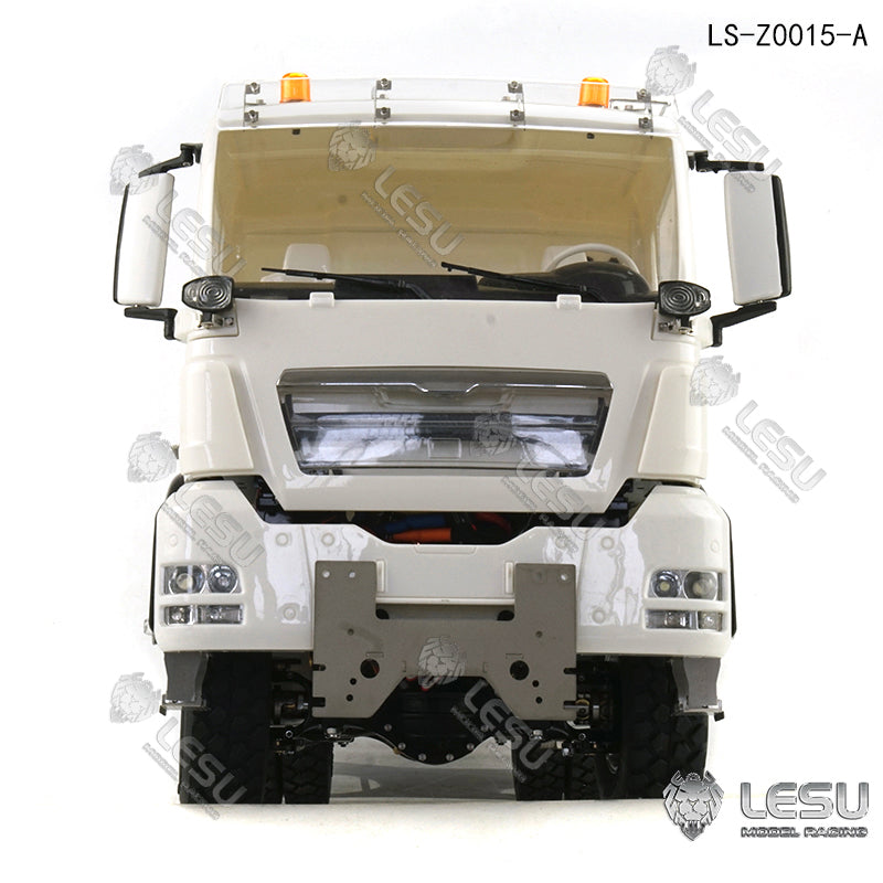 LESU 1/14 Metal 4*4 Chassis TGS Hydraulic Dumper Truck Model Decorative Light Parts Opitonal Versions Battery Charger