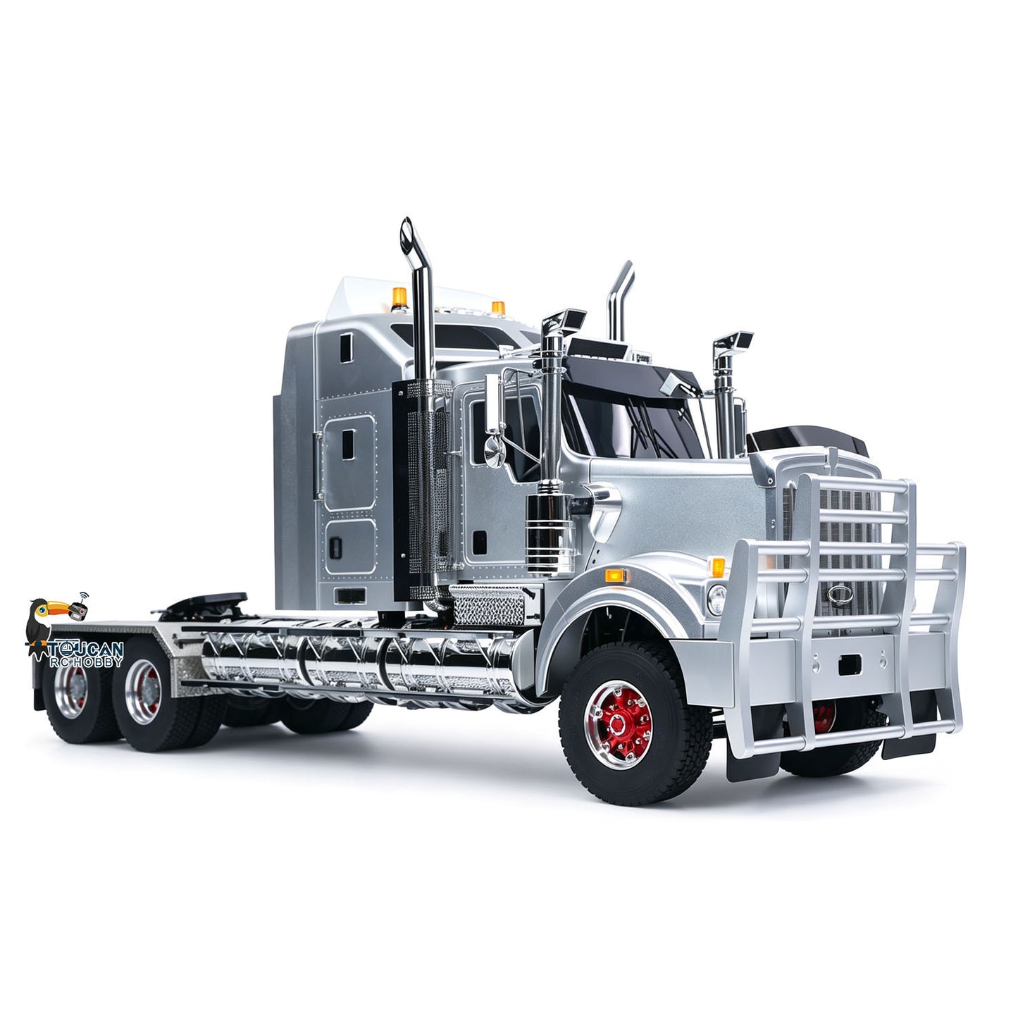 TOUCAN RC HOBBY JDM 518K 6x4 1/14 Metal Remote Control Tractor Truck W509 2 Speed Gearbox RC Lorry Car Motor ESC Light Sound System RTR Model