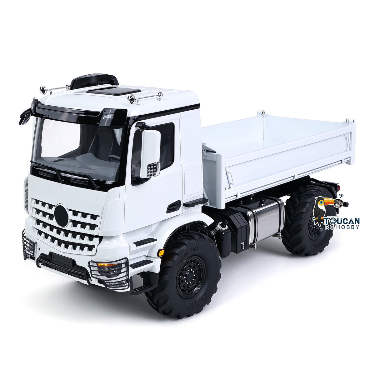 TOUCAN RC HOBBY 3363 MODO 1/14 4x4 Metal Remote Control Hydraulic Dumper 2Speed Gearbox Differential Locks RC Tipper Model ST8 Radio Light Sound