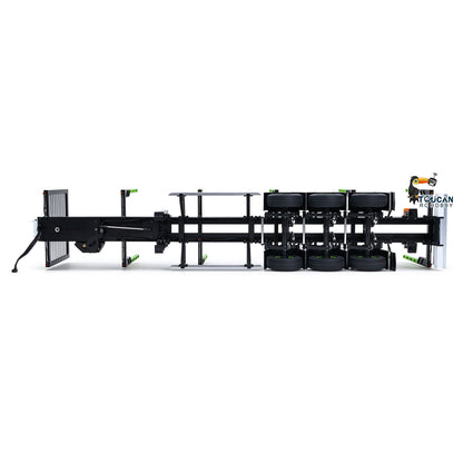 TOUCAN RC HOBBY HHRC 3Axles 1/14 Timber Trailer for Remote Control Logging Truck DIY 1/14 RC TAMIYA Tractor Model