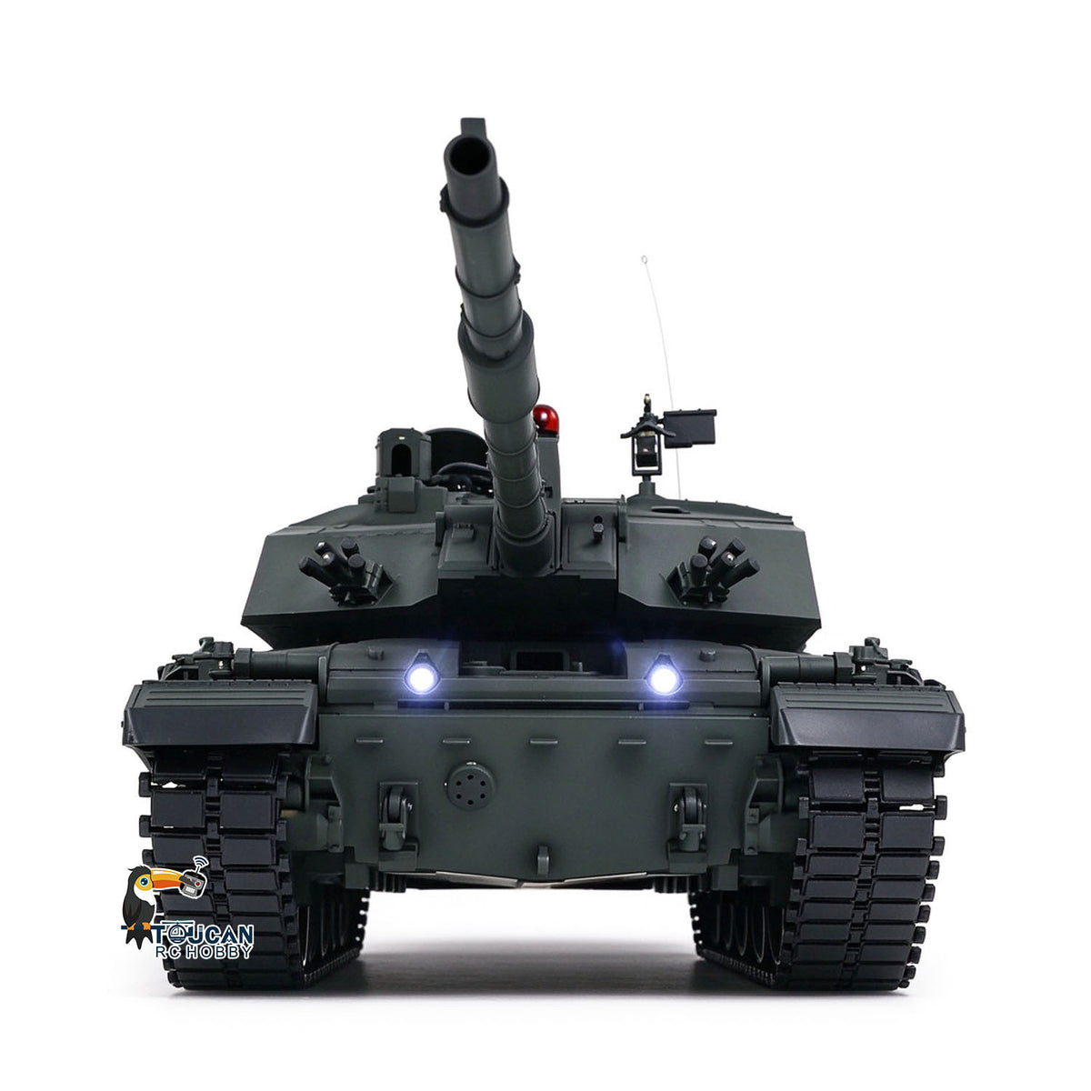 TOUCAN RC HOBBY Heng Long 7.0 1:16 Challenger II RTR RC Tank Model 3908 360Degrees Turret Steel Gearbox Metal Tracks Idlers Sprockets Road Wheels