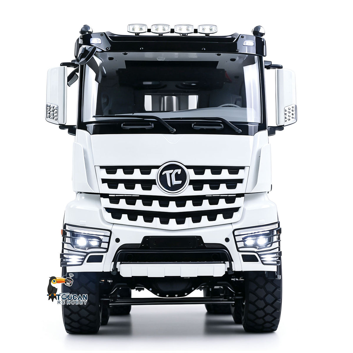TOUCAN RC HOBBY MODO 3348 1/14 8*8 Metal RC Hydraulic Dump Truck 2Speed Remote Control Tipper Differential Locks Brushless Motor Radio Light Sound