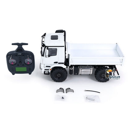 TOUCAN RC HOBBY 3363 MODO 1/14 4x4 Metal Remote Control Hydraulic Dumper 2Speed Gearbox Differential Locks RC Tipper Model ST8 Radio Light Sound