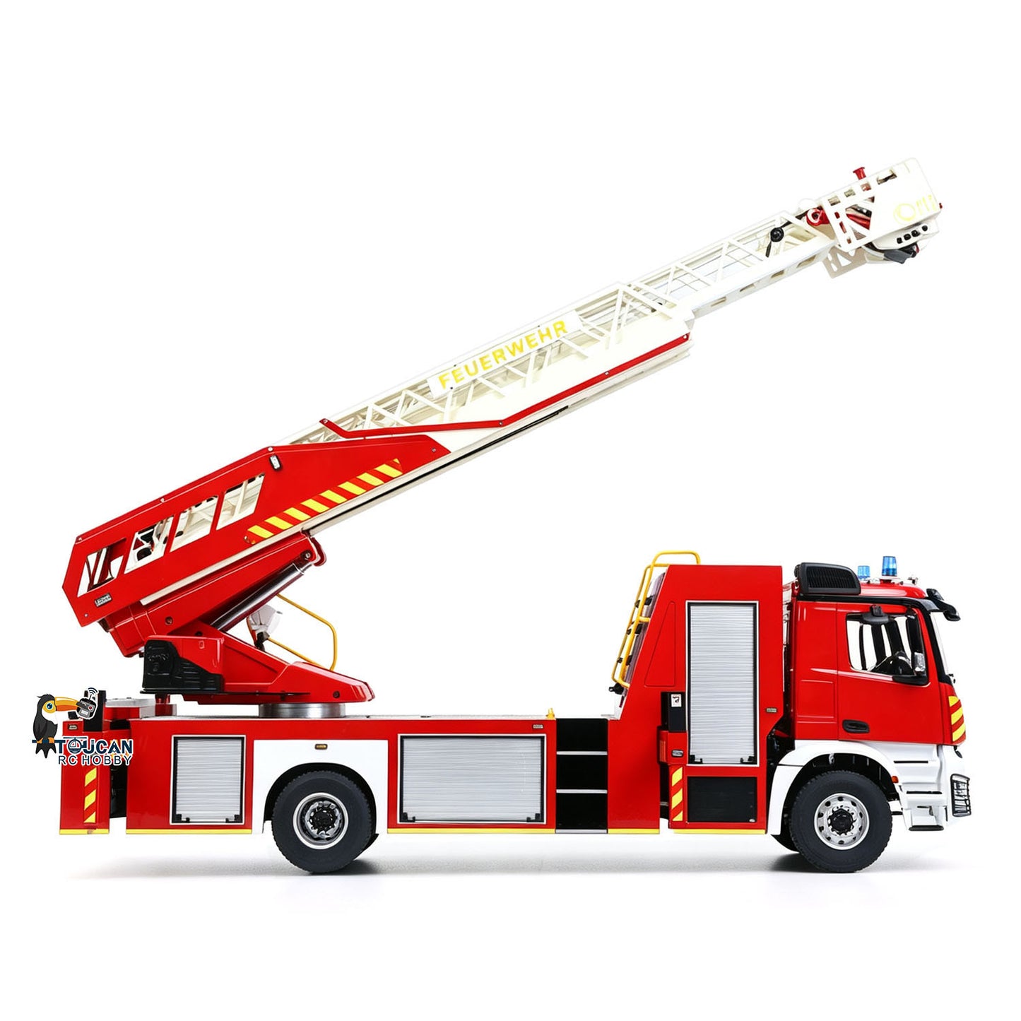 2Speed 1/14 4*4 Metal Chassis Electric Remote Control Lift Ladder Fire Truck RC Model Vehicle Radio No Battery Charger