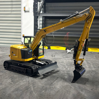 1/14 C308 RC Hydraulic Excavator 4 Valve Remote Control Construction Vehicle Extended Arm Brushless Motor No Sounds Charger