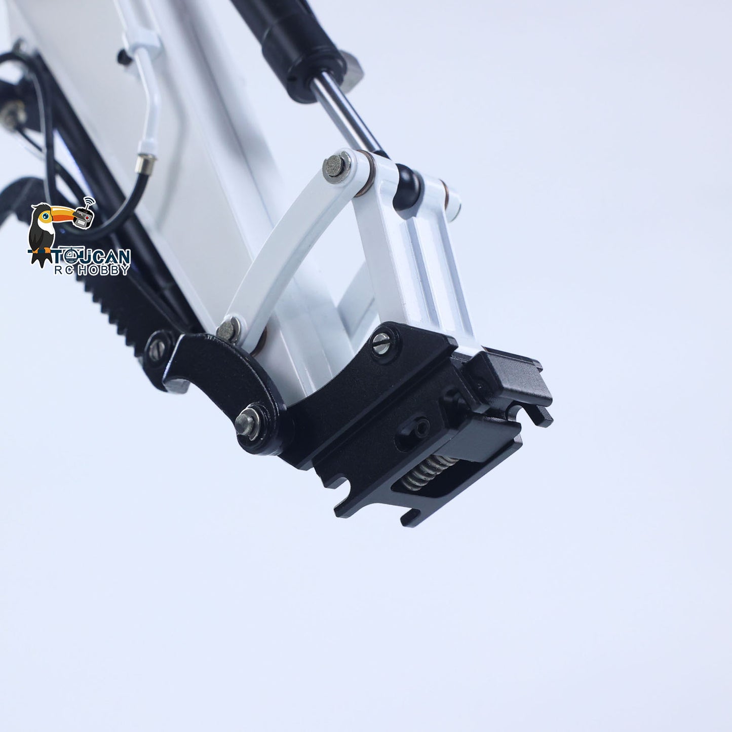 Metal 1/14 C308 Radio Control Hydraulic Excavator 4-way Valve RC Digger Engineering Vehicle Flysky ST8 Radio Lights Battery Assembled