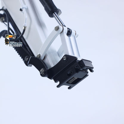 Metal 1/14 C308 Radio Control Hydraulic Excavator 4-way Valve RC Digger Engineering Vehicle Flysky ST8 Radio Lights Battery Assembled